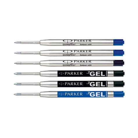 Parker Jotter London Refill Pack 3 X Ball Pen And 3 X Gel Refills