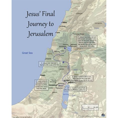 The Life Of Jesus 7 Pro Series Bible Maps Headwaters Christian Resources