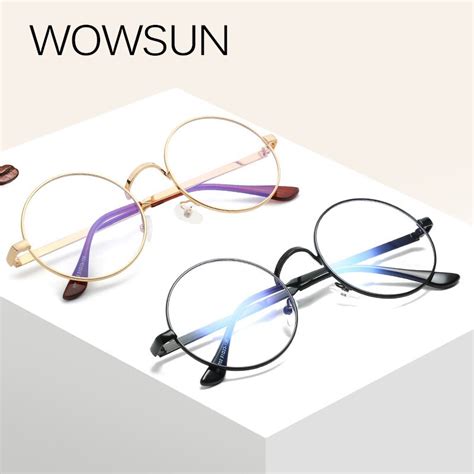 wowsun metal round flat mirror sunglasses women luxury brand retro glasses women men gold black