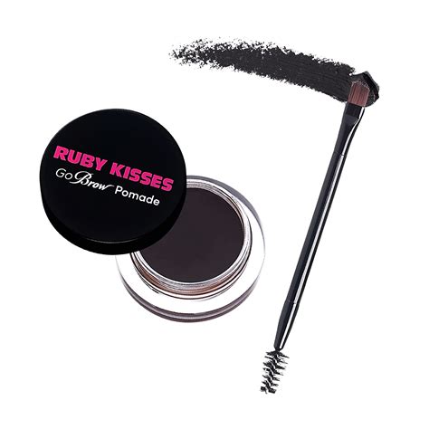 Ruby Kisses Go Brow Pomade For Water Resistant Long Lasting Smudge Proof Eyebrows
