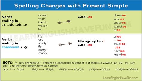 He gets up at 8 am. All about the Present Simple Tense