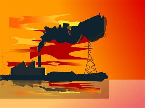 Air Pollution Backgrounds Black Engineering Orange Templates Free