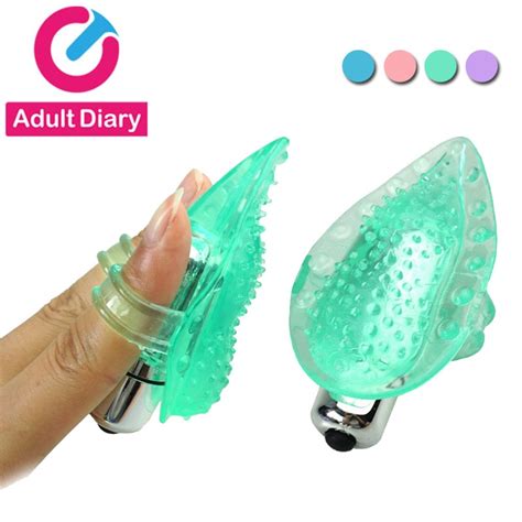 Adult Diary Finger Vibrator Clitoris Stimulator Climax Massager Tongue Vibrator Female