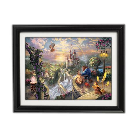 Beauty And The Beast By Thomas Kinkade Disney Dreams Collection Fully