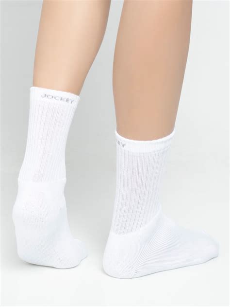 Buy White Crew Socks For Men 7030 Jockey India