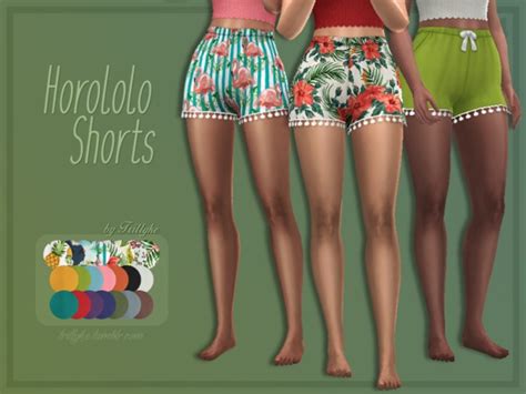 Horololo Shorts By Trillyke At Tsr Sims 4 Updates