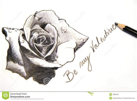Sketch For Valentines Day Stock Photography - Image: 7888242