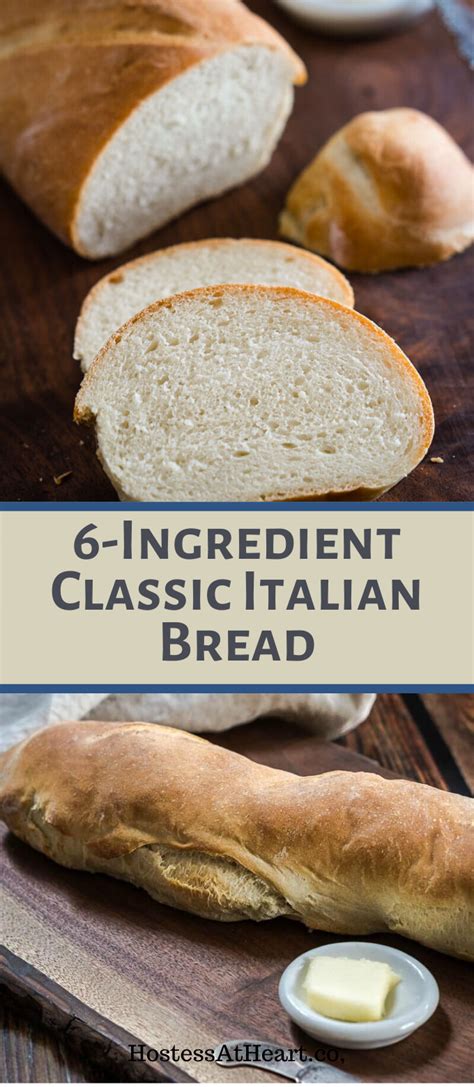 Homemade Italian Bread Recipe Has A Crusty Exterior And A Soft And