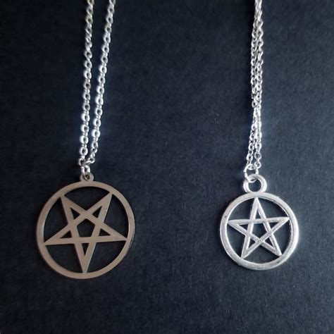 Pentagram Jewelry Etsy