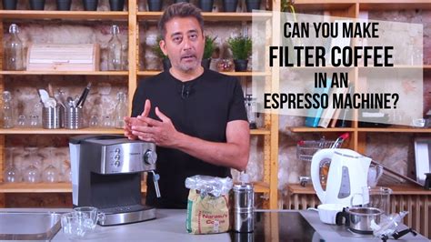 Can You Make Filter Coffee In An Espresso Machine YouTube