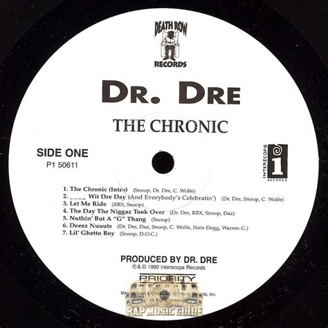 Dr Dre The Chronic Record Rap Music Guide