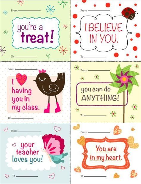 Free Printable Valentines For Students From Teacher Thanks Scholastic