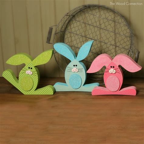The Wood Connection Bunny Trio 595