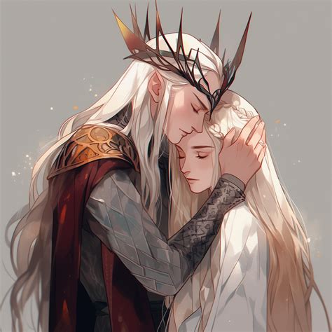 Thranduil With His Wife By Miracleana On Deviantart