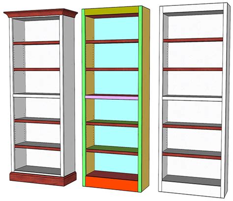 Tall Bookcase Plan Jays Custom Creations