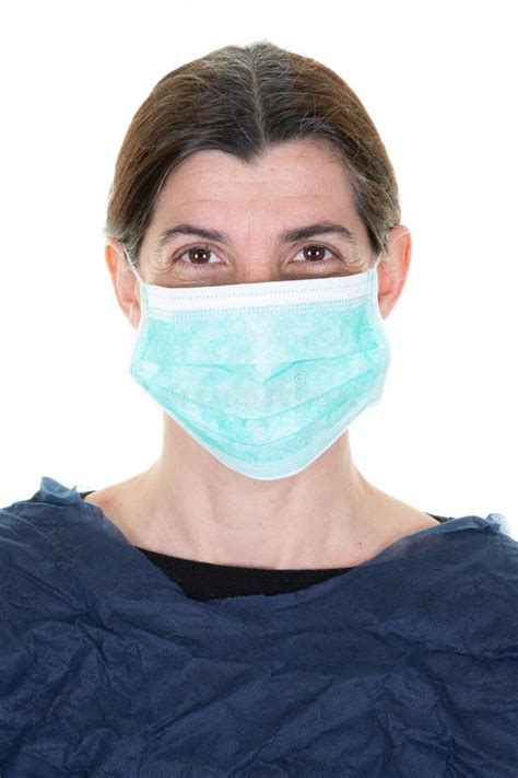 Doctor Woman With Medical Mask Protect Stop Coronavirus Covid 19
