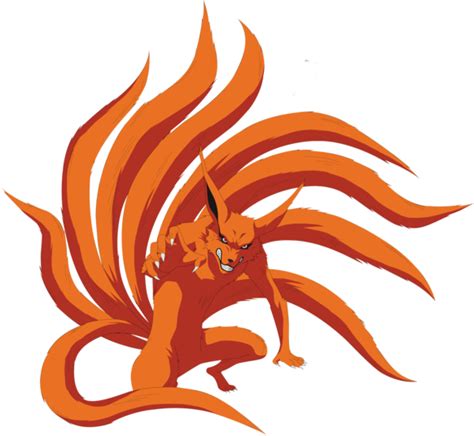 Naruto Nine Tails Png Nine Tailed Fox Png Free Transparent Png