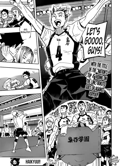 Haikyuu Chapter 327 Read Haikyuu Manga Online Haikyuu Manga