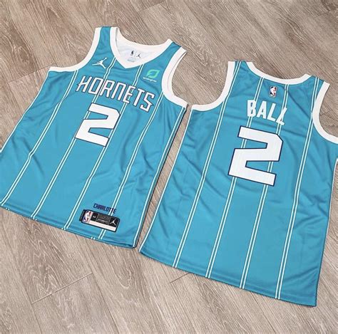 The front features a stitched los angeles logo and the back has stitched name and numbers. LaMelo Ball Jersey 🔥🔥 : CharlotteHornets