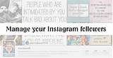 How To Manage Instagram Followers Pictures