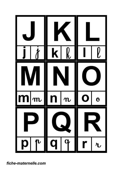 Les Lettres De L Alphabet En Maternelle Et Cp Alphabet Maternelle