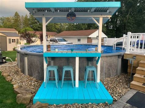 How To Create An Above Ground Pool Swim Up Bar Yard Assist