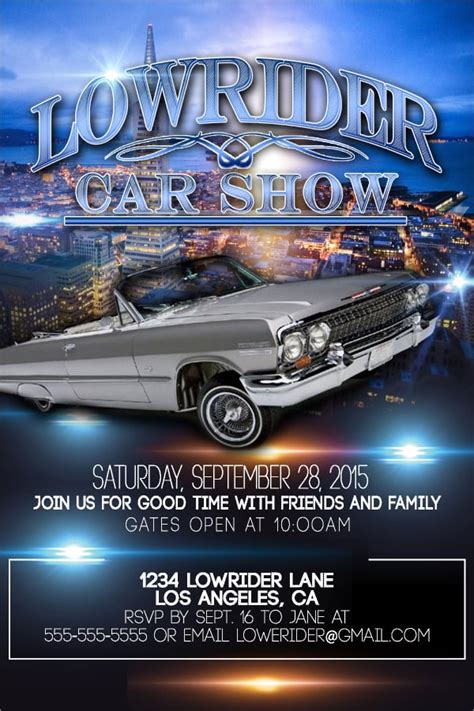 How To Makecreate A Car Show Flyer Templates Examples 2023