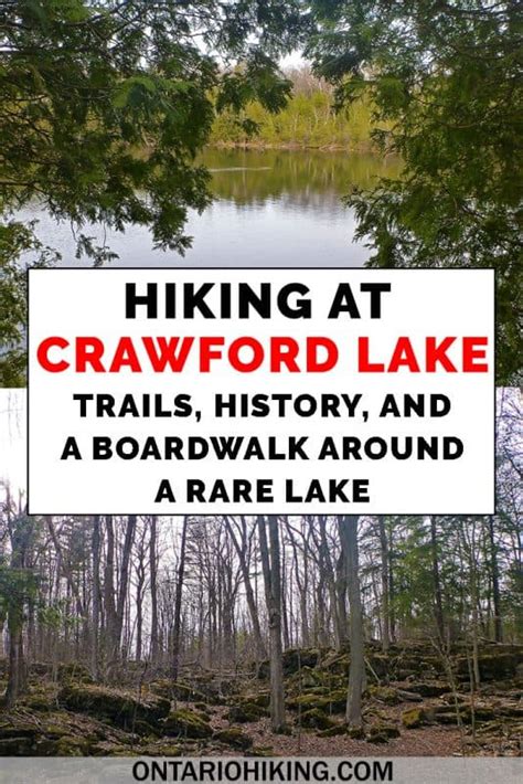 Crawford Lake Conservation Area Hiking To Find A Fascinating Natural