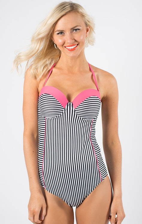 Ultimate Guide Modest Swimsuits 2015 Striped Swimsuit One Piece