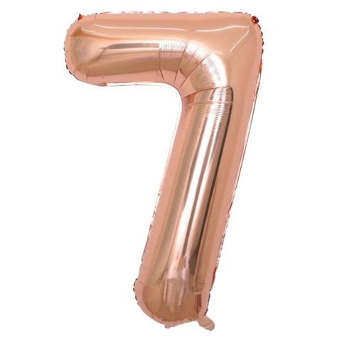 16 Inch Rose Gold Number Balloon 7 Partymy Malaysia Online Party
