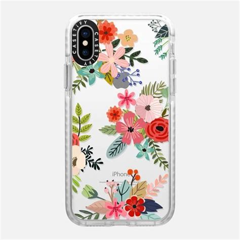 Impact Casetify Iphone X Case Floral Collage By Vincent Yik Test