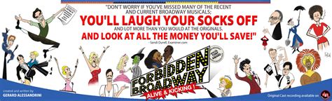 Forbidden Broadway Alive And Kicking Bucket List Publications