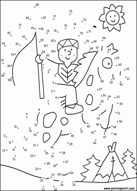 These are great confidence builders as your student connects the sequence of numbered dots to reveal the picture. 100 Dot To Dot - Coloring Home