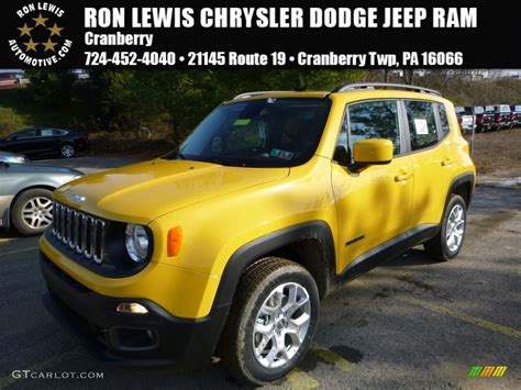Getauto has millions of listings updated daily. 2016 Solar Yellow Jeep Renegade Latitude 4x4 #109231666 ...