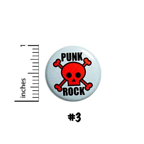 Punk Rock Pin Buttons Or Fridge Magnets Backpack Pins Punk Pins Punk Pin Set Cool Buttons
