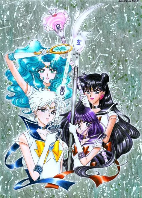 Outer Senshi By Fighter Chan On Deviantart Sailor Chibi Moon Sailor