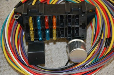 circuit basic wire harness fuse box street hot rat rod wiring car truck  ebay
