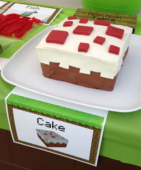 An Epic Minecraft Birthday Party With Games And Printables