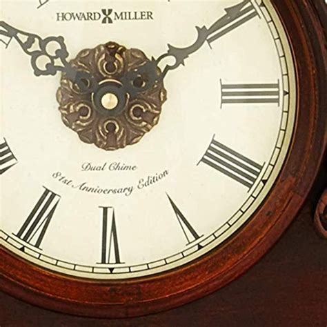 Howard Miller Andrea Mantel Clock 635 144 Hampton Cherry Home Decor