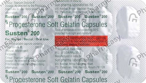 Buy Susten 200 Mg Oralvaginalrectal Capsule 10 Online At Flat 15