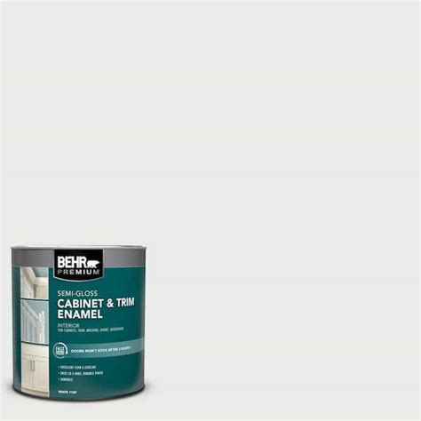 Behr Premium 1 Qt Designer Collection Dc 002 Statement White Semi