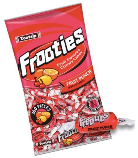 Frooties Fruit Punch Flavored Tootsie Roll Individually Wrapped 360
