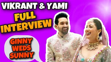 Vikrant massey and yami gautam in a still from the ginny weds sunny trailer. Yami Gautam & Vikrant Massey reveal their wedding plans ...
