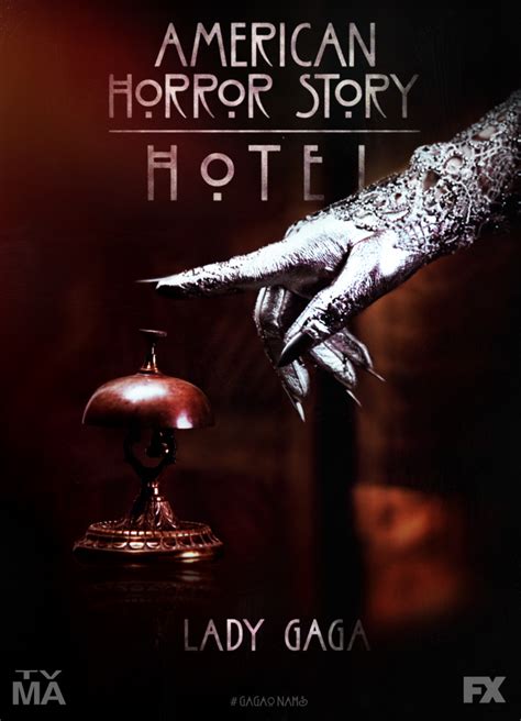 American Horror Story Hotel Lady Gaga Poster American Horror