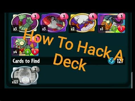 How To Make Your Own Hacked Decks In PvZ Heroes YouTube