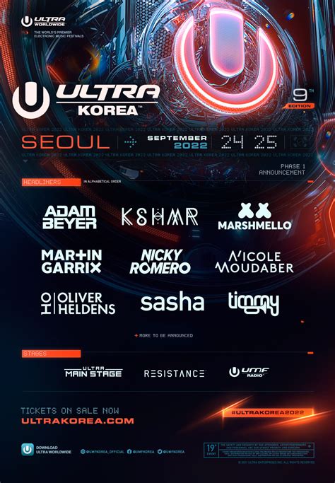 Ultra Korea Announces Phase 1 Lineup Ultra Chile 19 20 De Abril — 2024
