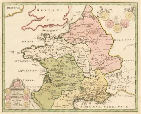 Antique Map Of France By Weigel 1720 New World