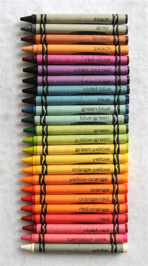 No 24 P Crayola Crayons Whats Inside The Box Jennys Crayon Collection