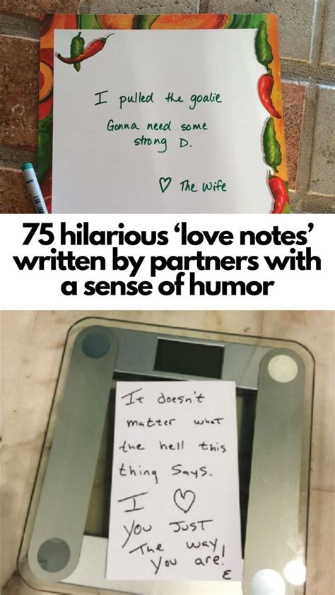 75 Hilarious ‘love Notes Written By Partners With A Sense Of Humor