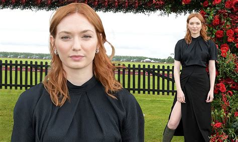 Poldark Star Eleanor Tomlinson Stuns At The Glitzy Cartier Queen S Cup Final Daily Mail Online